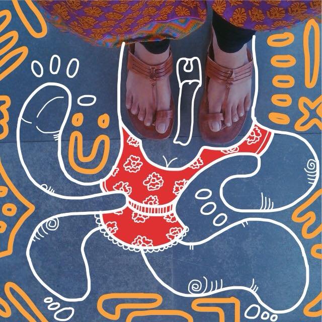 Quando os sapatos contam a história: 54 ilustrações divertidas de pés