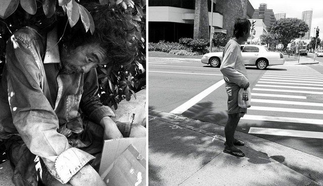 Fotógrafa reencontra o pai entre moradores de rua ao produzir ensaio