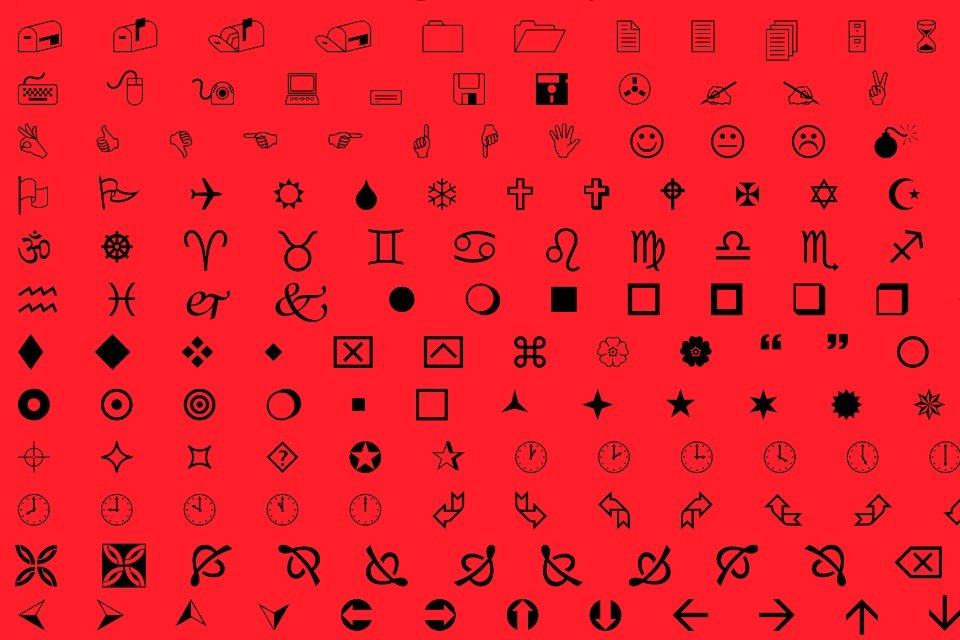 Imagem de Por que, afinal, a fonte “Wingdings” existe? no megacurioso