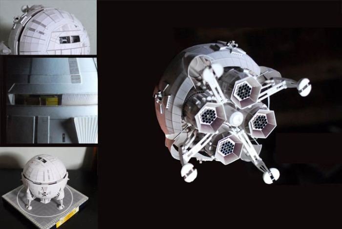 Artista japonês cria naves espaciais impressionantes feitas de papel