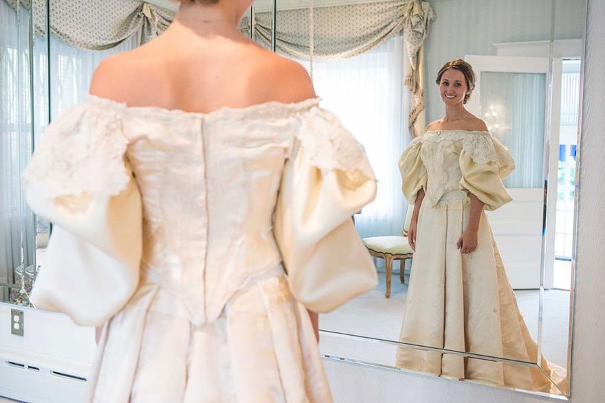 Há 120 anos na mesma família, vestido de noiva é usado pela 11ª vez!