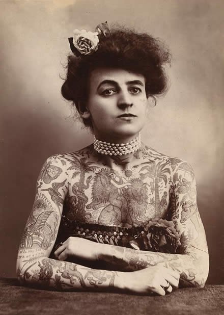 Fotografias mostram como eram as tatuagens antes da década de 60