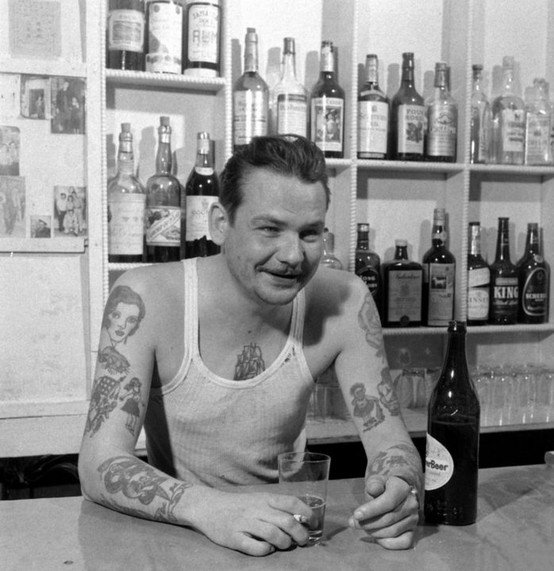 Fotografias mostram como eram as tatuagens antes da década de 60