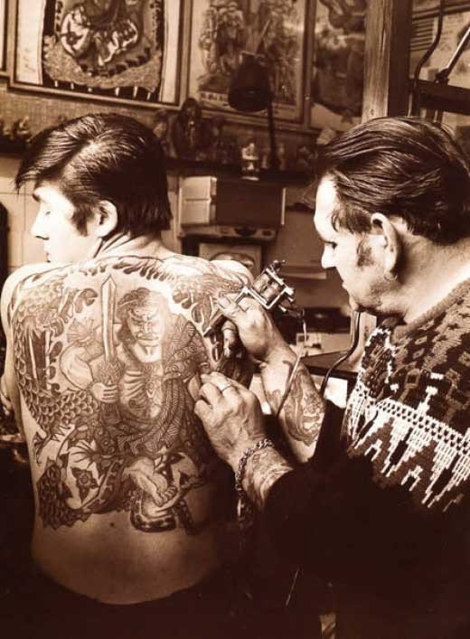 Fotografias mostram como eram as tatuagens antes da década de 60