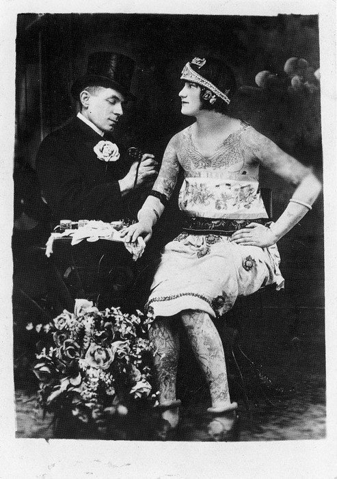 Fotografias mostram como eram as tatuagens antes da década de 60