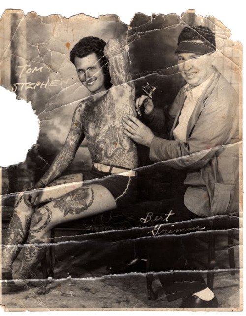 Fotografias mostram como eram as tatuagens antes da década de 60