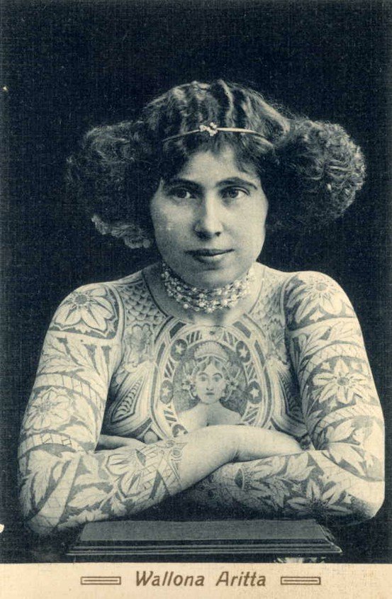 Fotografias mostram como eram as tatuagens antes da década de 60