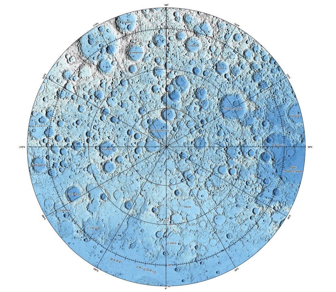 Novas imagens da Lua permitem explorar em detalhes a superfície do satélite