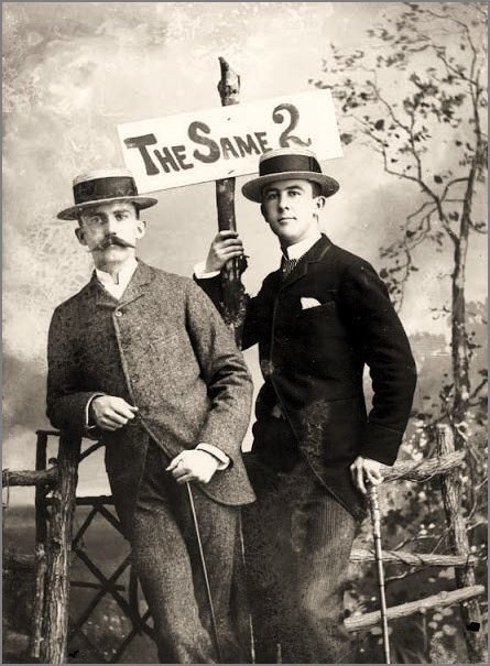 Isso é família: confira fotos de casais gays da virada do século passado