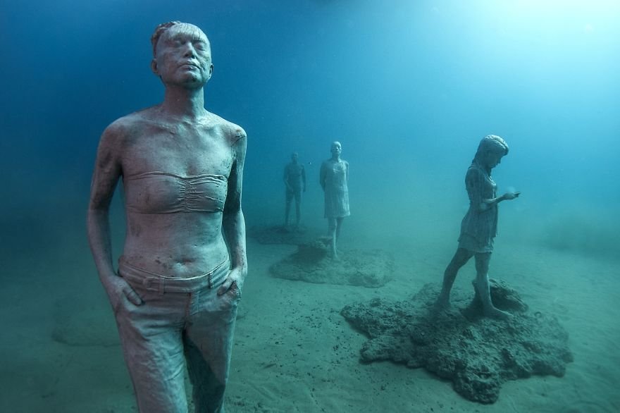 Museu submerso no Atlântico servirá como galeria e recife artificial