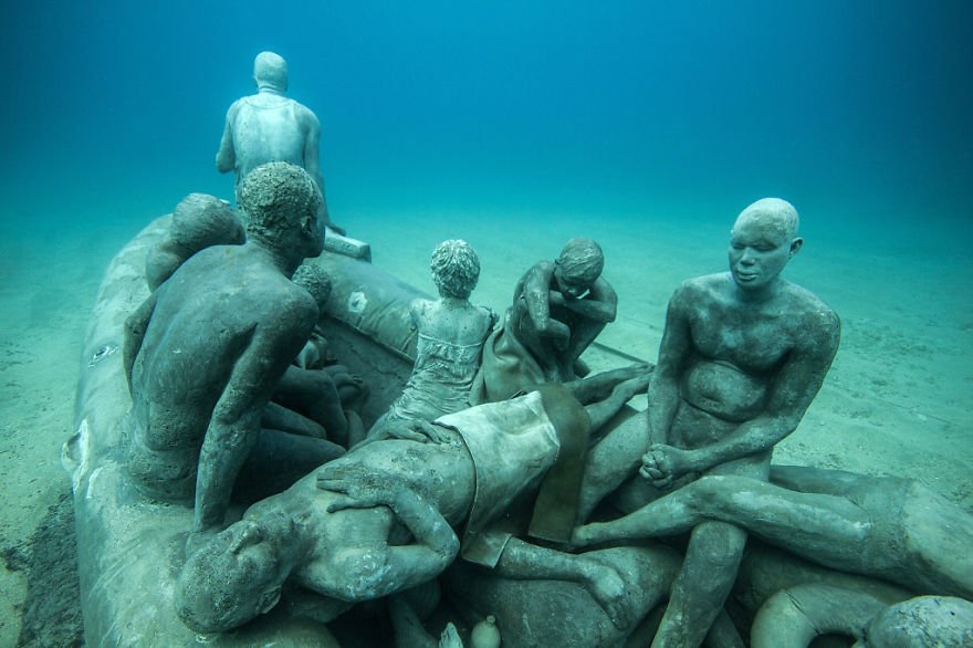 Museu submerso no Atlântico servirá como galeria e recife artificial