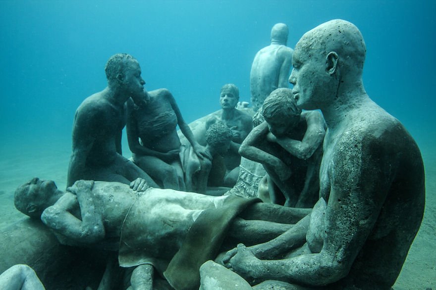 Museu submerso no Atlântico servirá como galeria e recife artificial