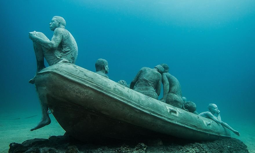 Museu submerso no Atlântico servirá como galeria e recife artificial