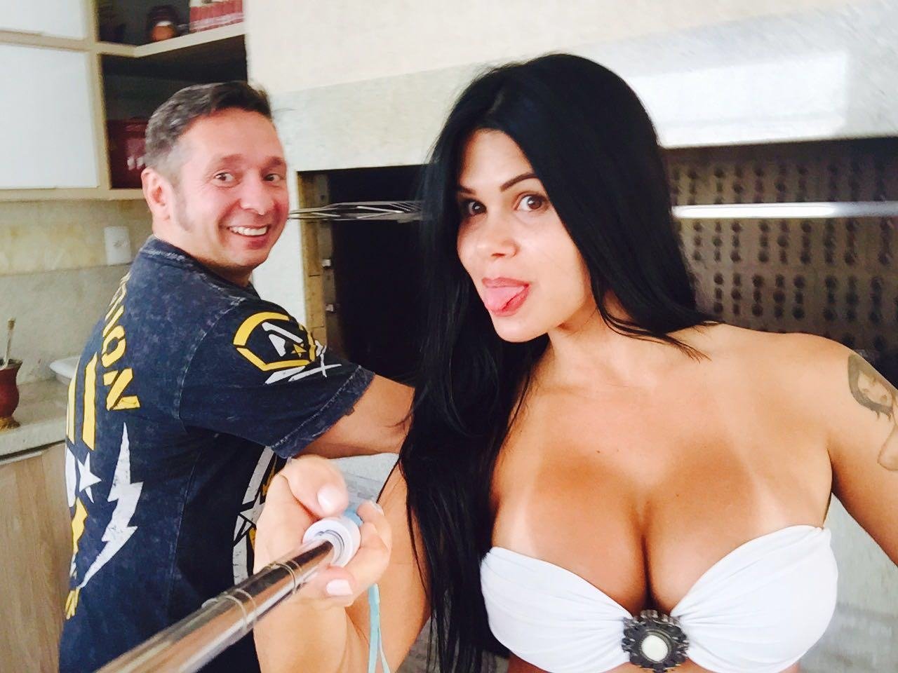 Milena Santos e Alessandro Teixeira