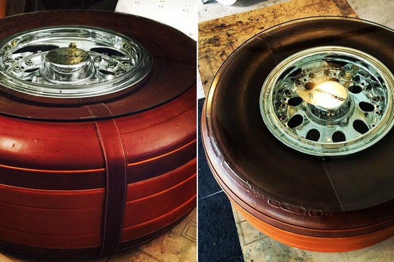 Roda do Boeing 747 com pneu tratado