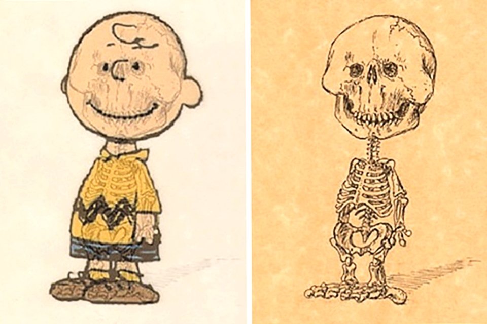 Imagem de Veja como seria o esqueleto de 15 personagens de desenhos animados no megacurioso