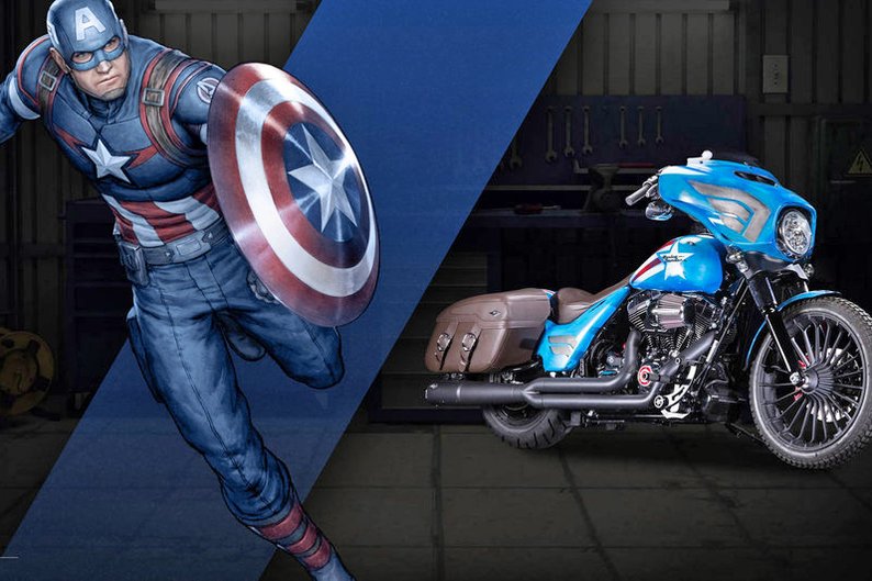 Não babe no teclado: Harley-Davidson e Marvel constroem motos dos sonhos -  Mega Curioso