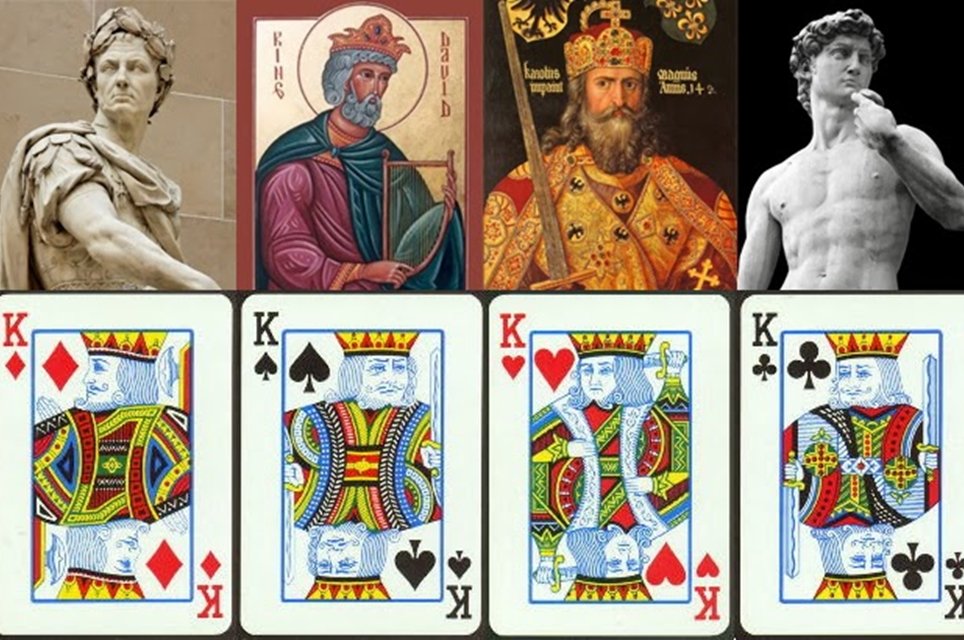 História em jogo: os reis e damas que inspiraram as cartas do baralho