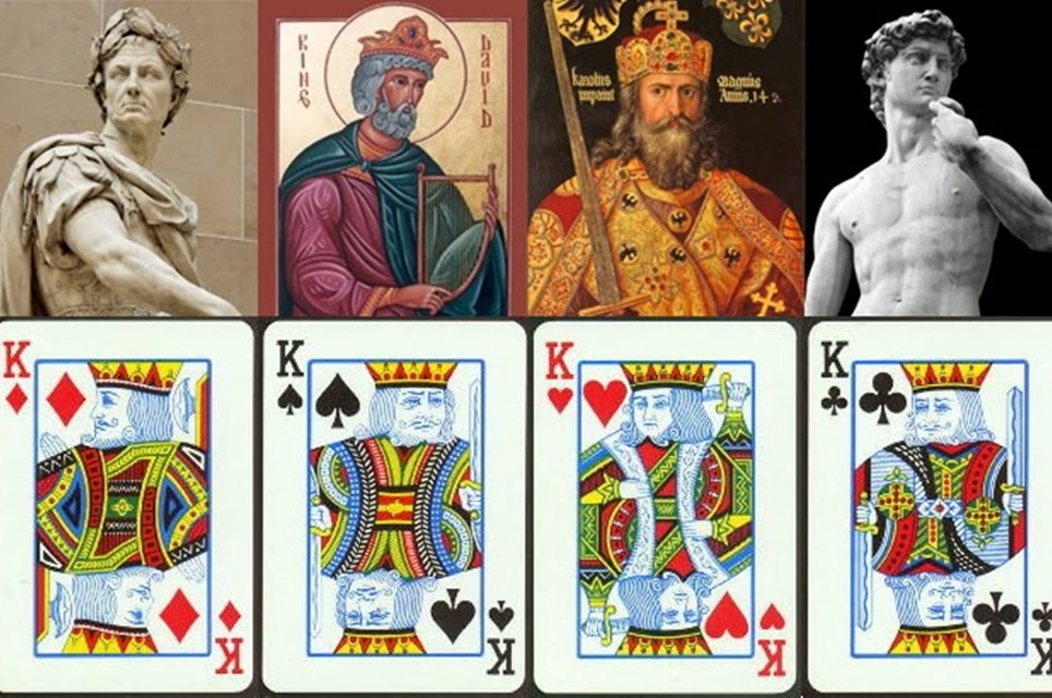 Quadro Baralho Poker Arte Rei de Copas Jogo Cartas