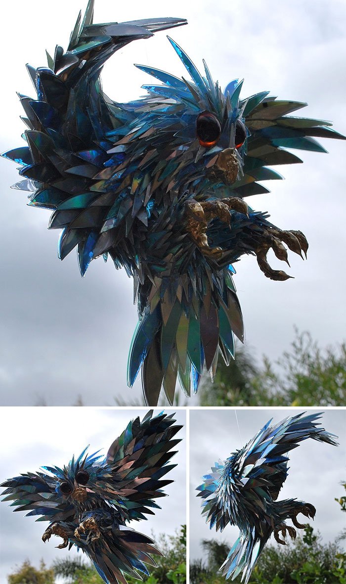 Este artista fez um verdadeiro milagre com CDs antigos
