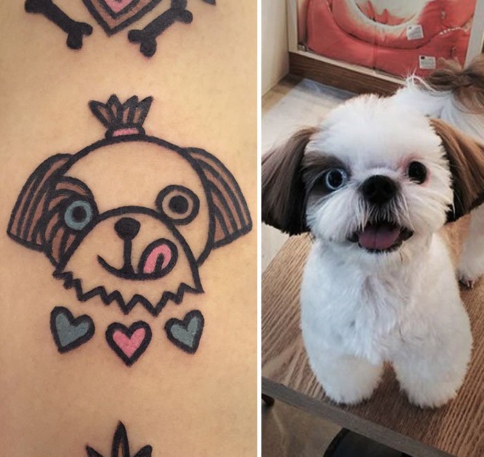 Já quis fazer uma tattoo do seu animal de estimação? Então veja estas fotos