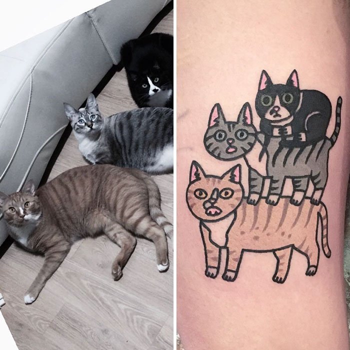 Já quis fazer uma tattoo do seu animal de estimação? Então veja estas fotos