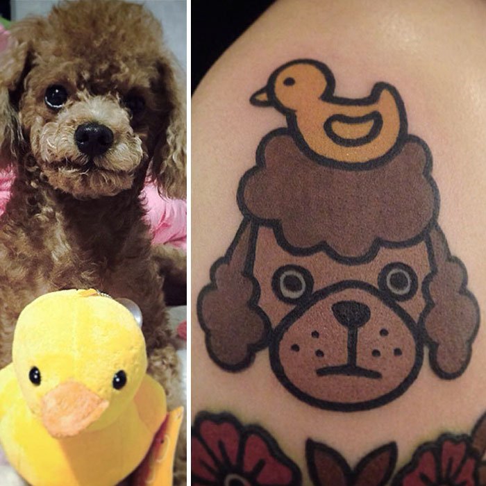 Já quis fazer uma tattoo do seu animal de estimação? Então veja estas fotos