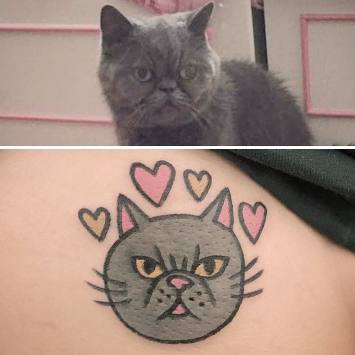 Já quis fazer uma tattoo do seu animal de estimação? Então veja estas fotos