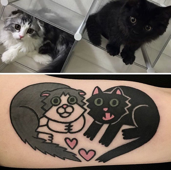Já quis fazer uma tattoo do seu animal de estimação? Então veja estas fotos