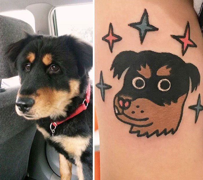 Já quis fazer uma tattoo do seu animal de estimação? Então veja estas fotos