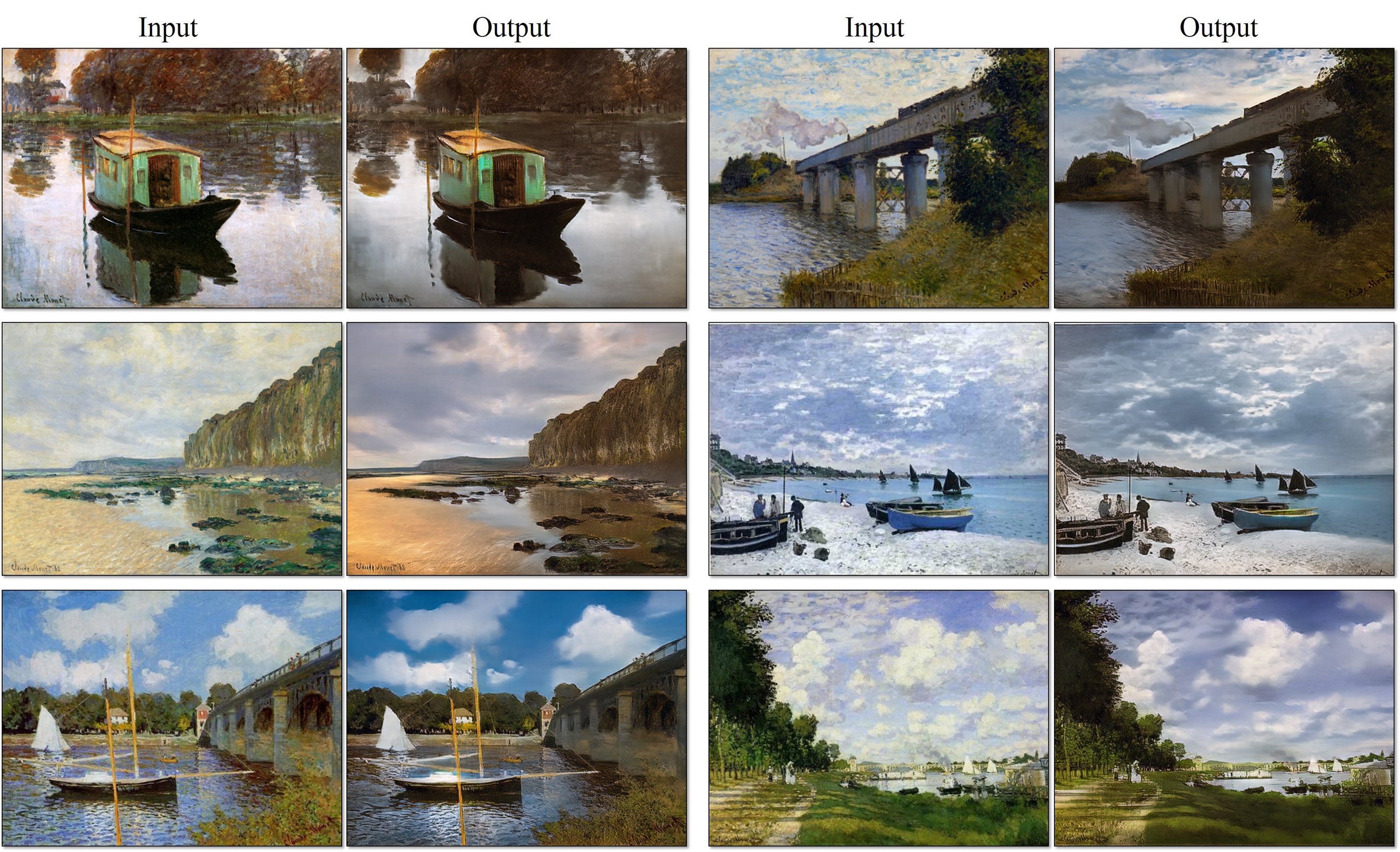 O Prisma reverso: veja a IA que transforma quadros de Monet em fotos reais