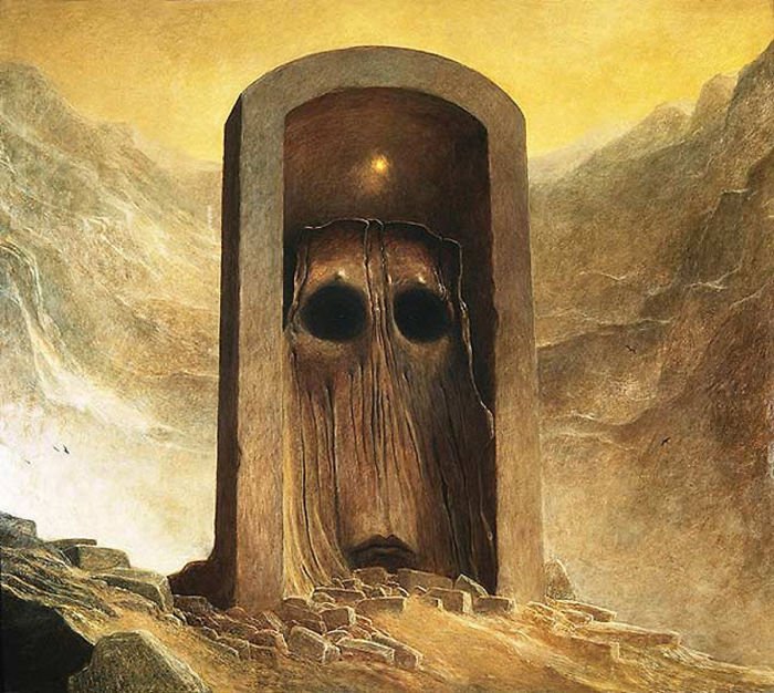 O trabalho do polonês que transformou pesadelos em pinturas fantásticas