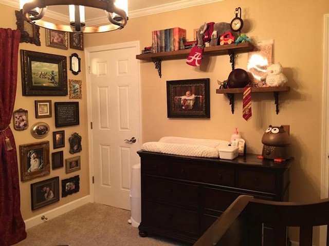 Fãs de Harry Potter transformaram o quarto do filho em Hogwarts