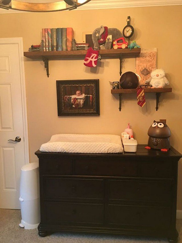 Fãs de Harry Potter transformaram o quarto do filho em Hogwarts