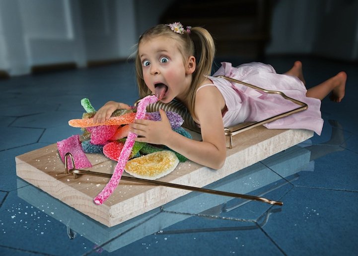 Com suas 3 filhas, este fotógrafo faz as imagens simplesmente incríveis