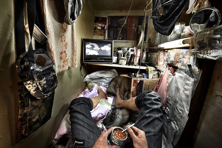 Chocante: estas pessoas moram em casas que mais parecem caixões