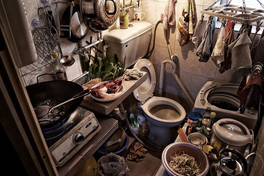 Chocante: estas pessoas moram em casas que mais parecem caixões