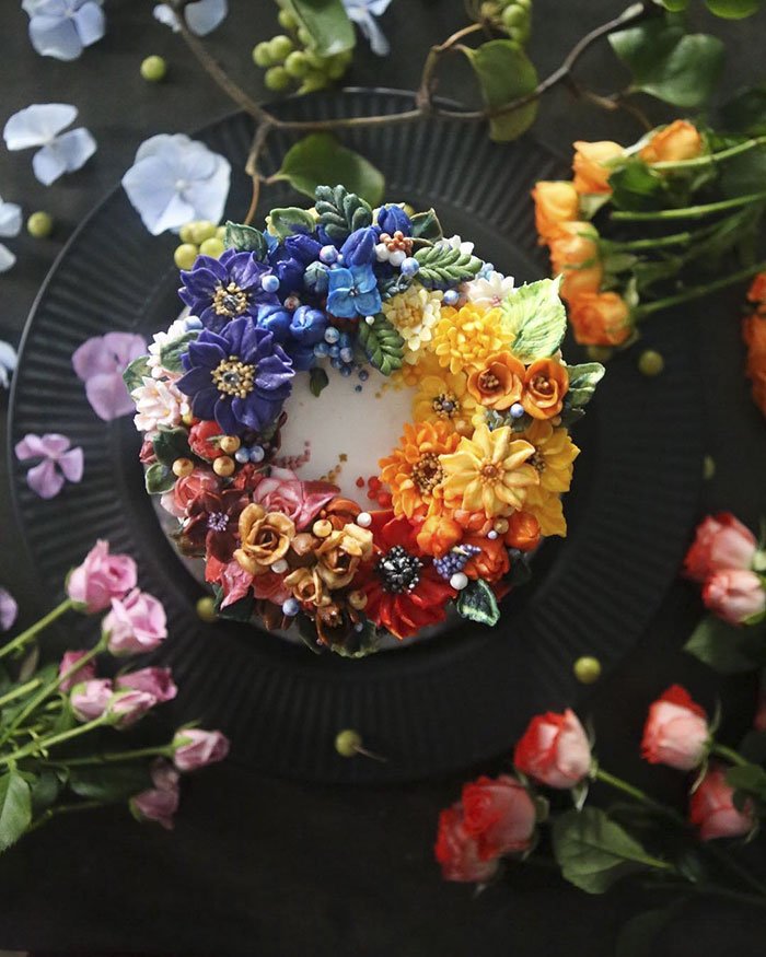 Estes 17 bolos florais são tão lindos que não dá coragem de comê-los