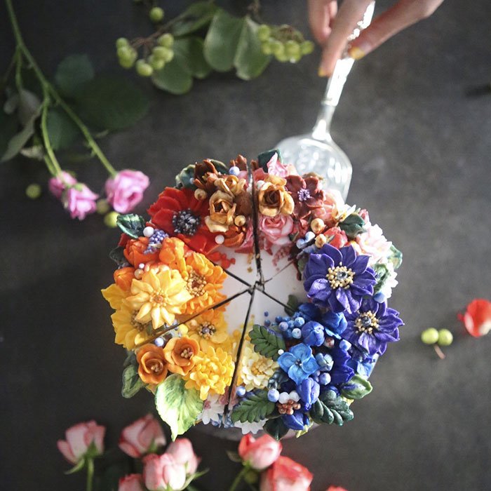 Estes 17 bolos florais são tão lindos que não dá coragem de comê-los