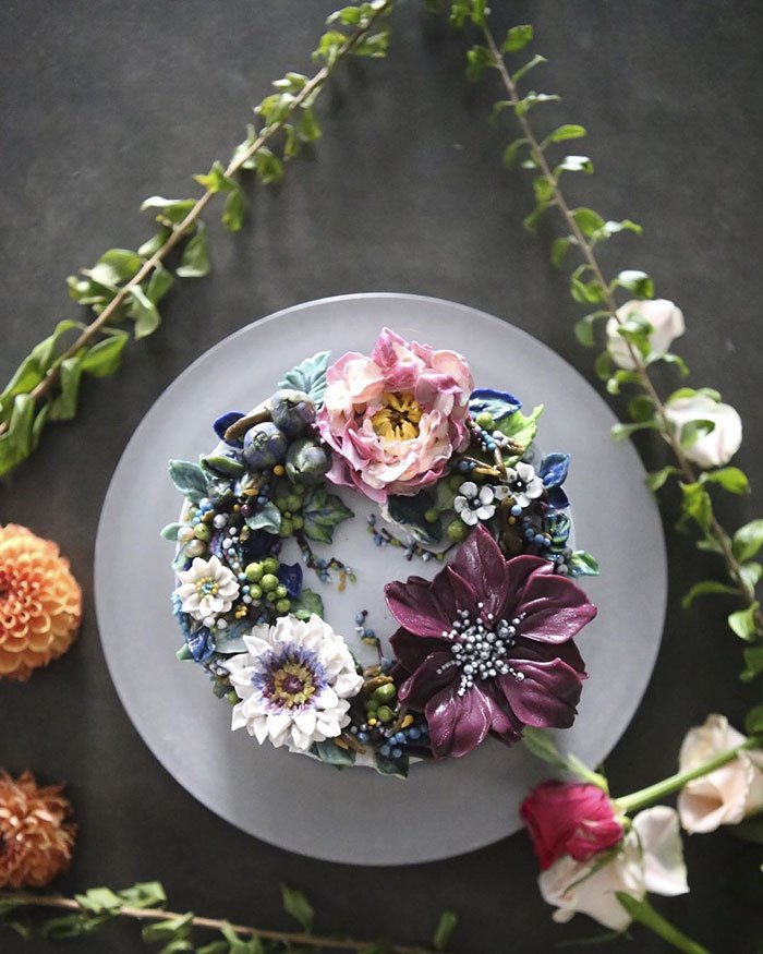 Estes 17 bolos florais são tão lindos que não dá coragem de comê-los