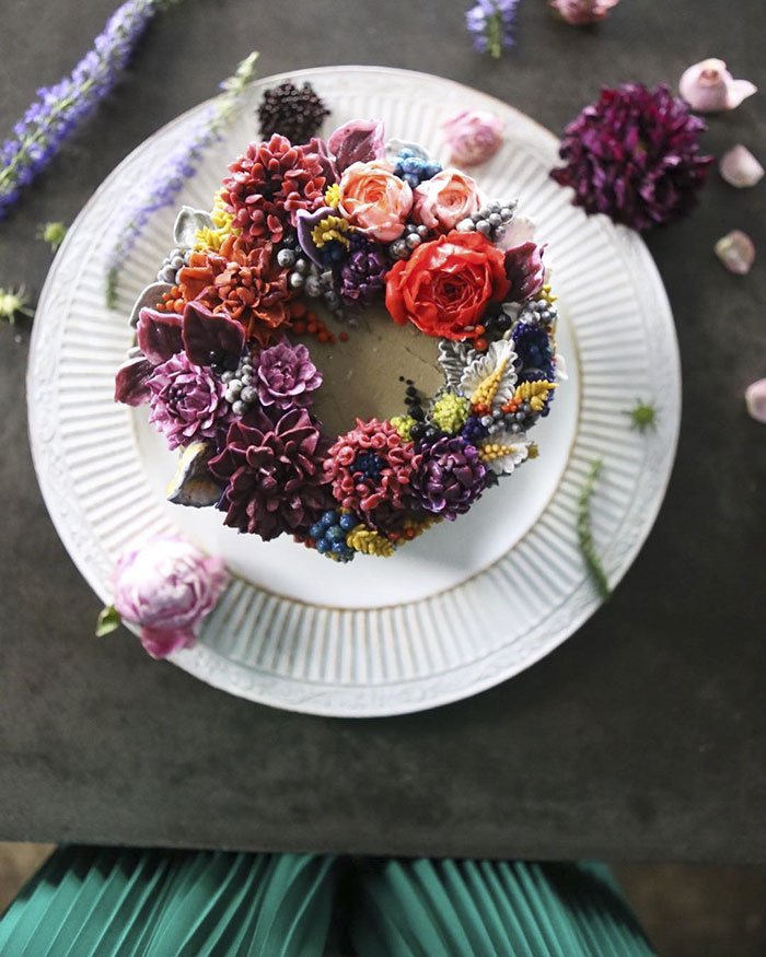 Estes 17 bolos florais são tão lindos que não dá coragem de comê-los