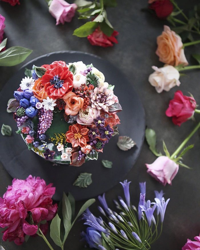 Estes 17 bolos florais são tão lindos que não dá coragem de comê-los