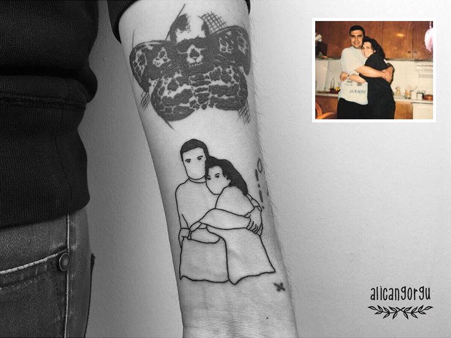 Já pensou em suas fotos favoritas do passado transformadas em tatuagens?