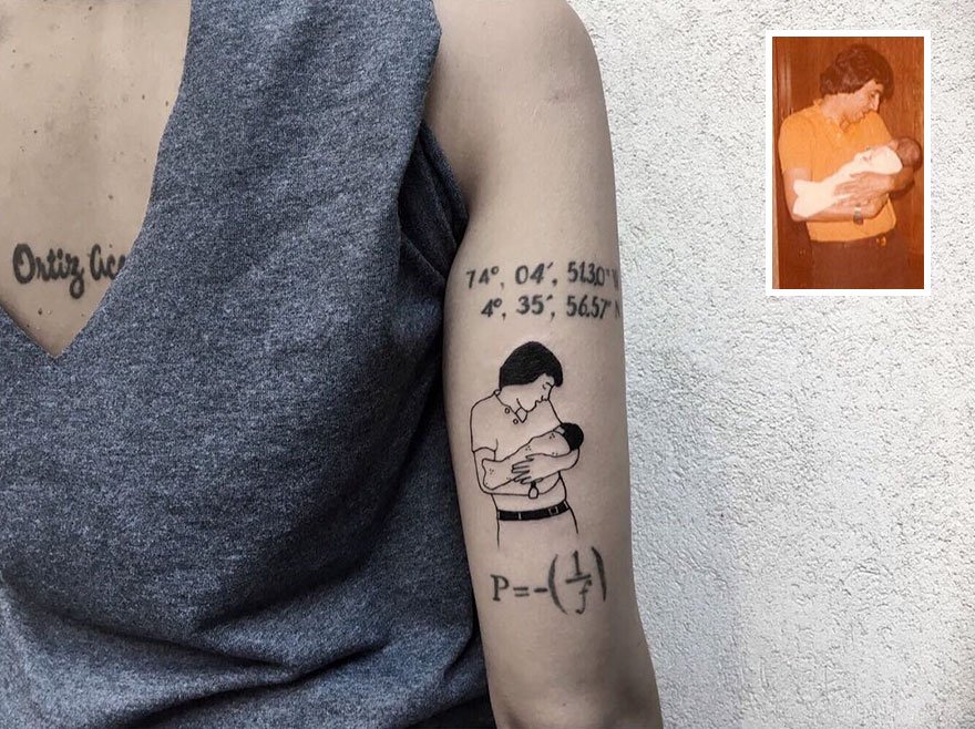 Já pensou em suas fotos favoritas do passado transformadas em tatuagens?