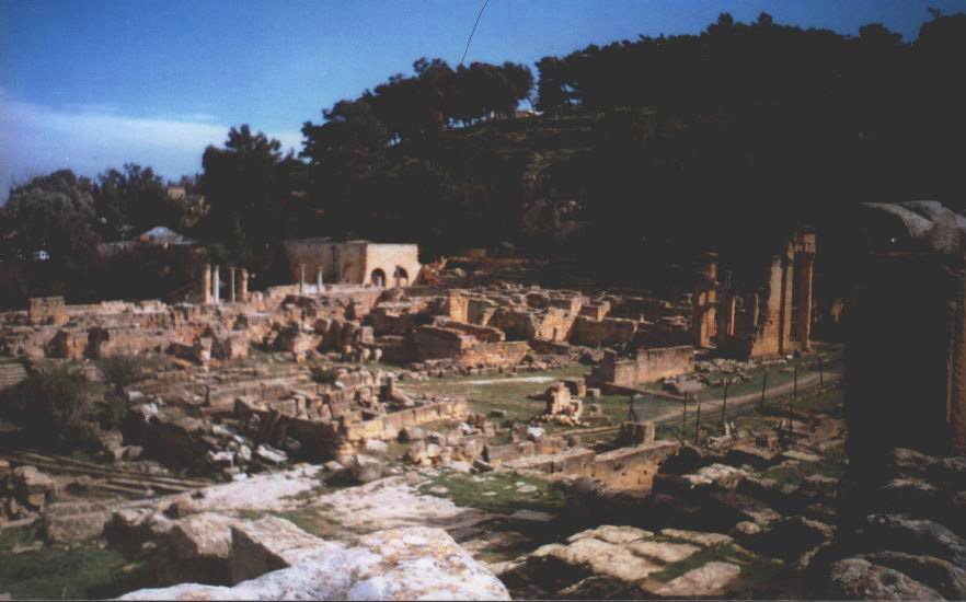 Antigas ruínas greco-romanas