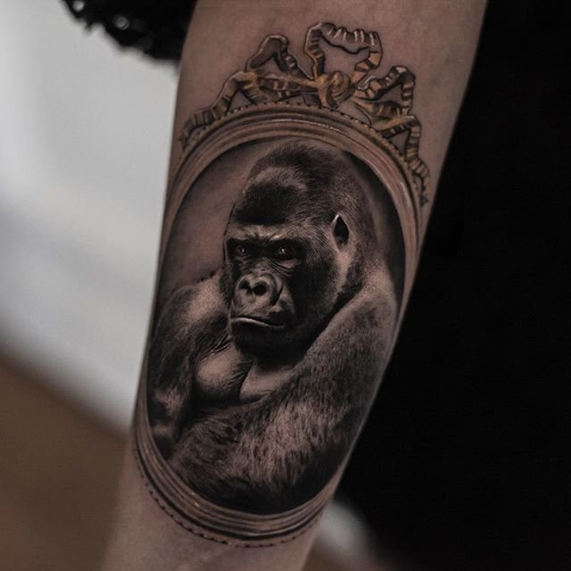 Tatuagem de gorila