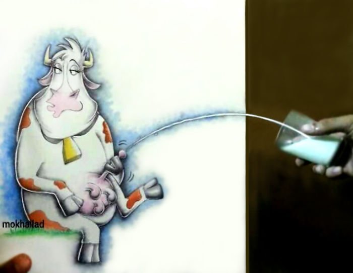 Este cara combina desenhos com realidade de um jeito incrível