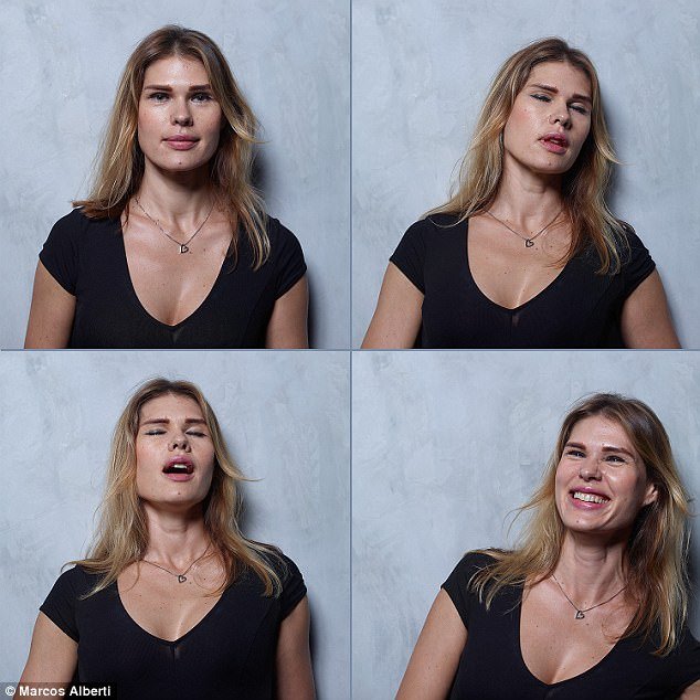 Fotógrafo registra rosto de mulheres antes, durante e depois do orgasmo