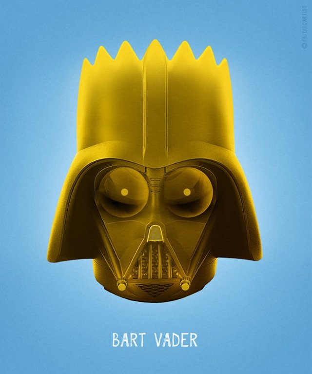 Bart Simpson + Darth Vader