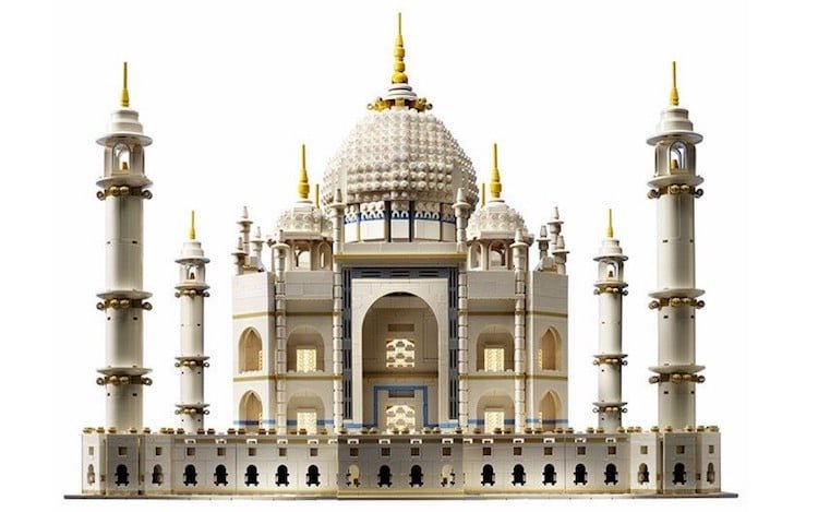 Este Taj Mahal feito de LEGO é simplesmente fantástico